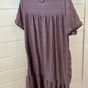SHEIN Lavender Textured Dress
